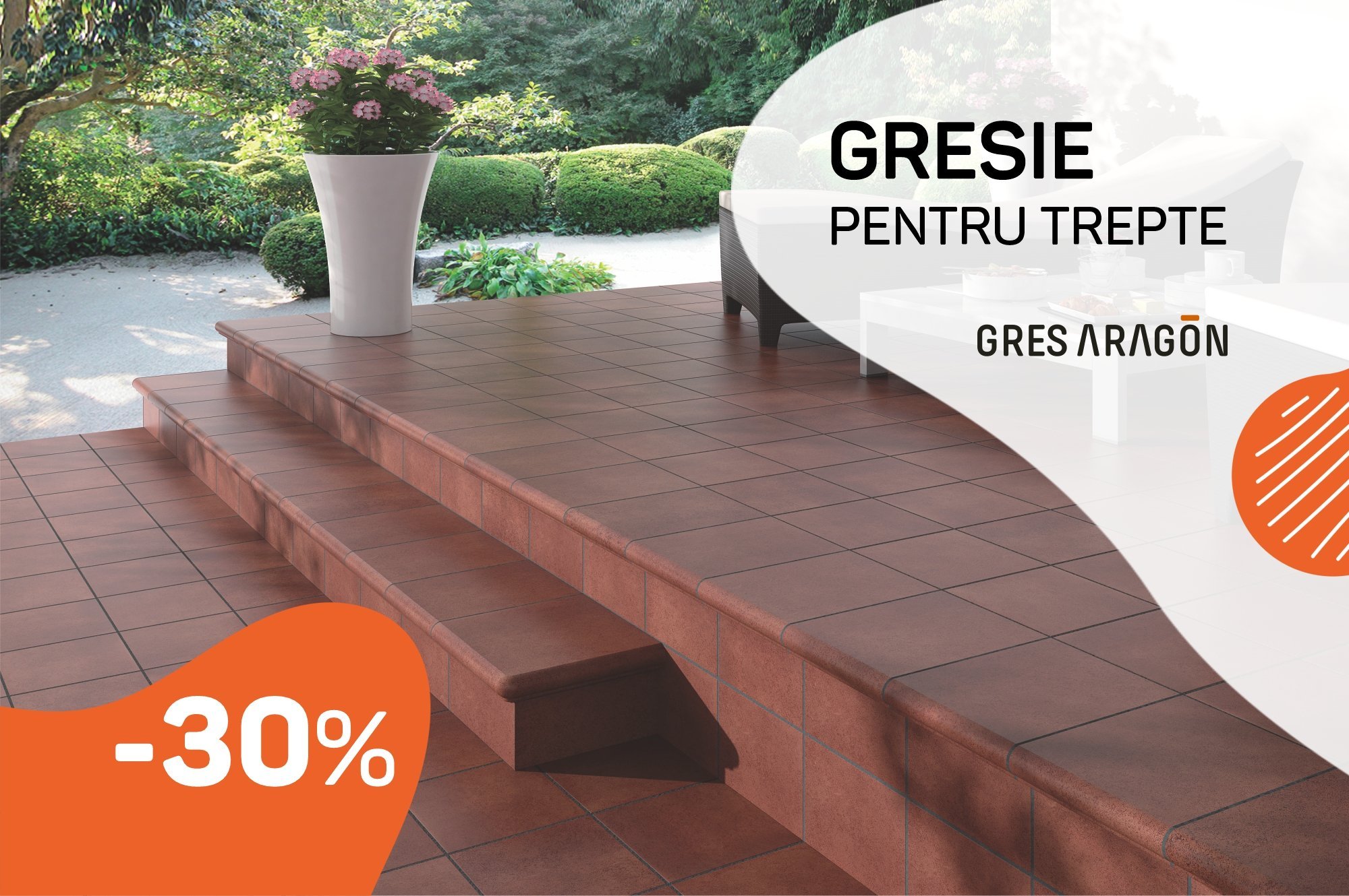 GRESIE PENTRU TREPTE GRES ARAGON -30